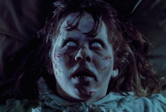 Scene from the movie The Exorcist 