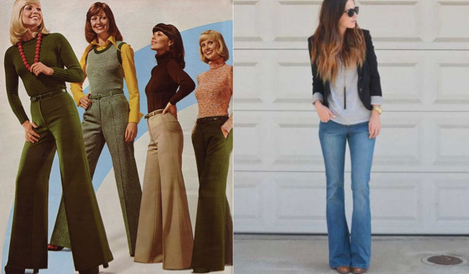 Bell bottoms in the '60s vs. 2016