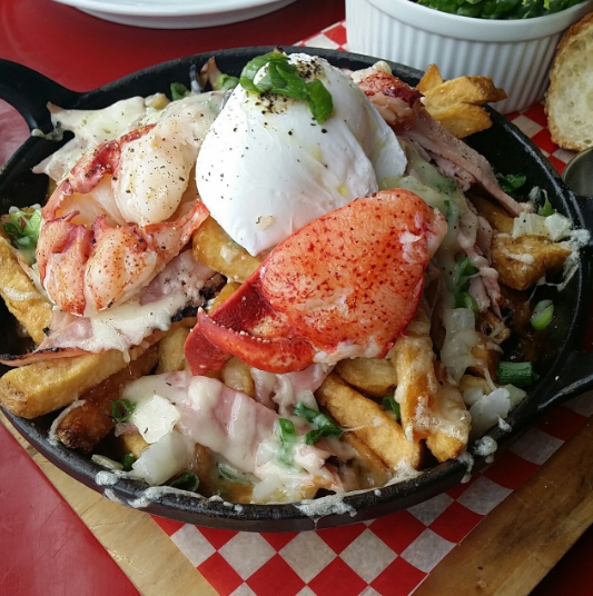 Lobster poutine from Linh Cafe in Vancouver.