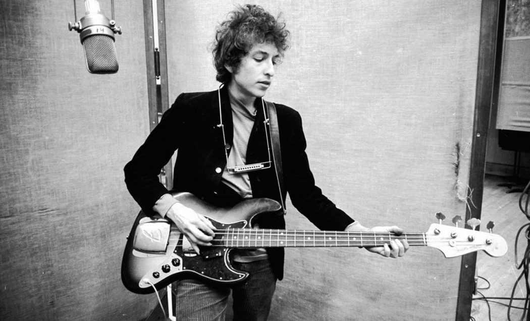 A young Bob Dylan