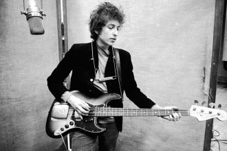 A young Bob Dylan
